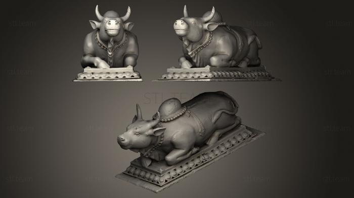 3D model cow with hat (STL)